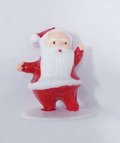 Santa Plastic Cake Topper